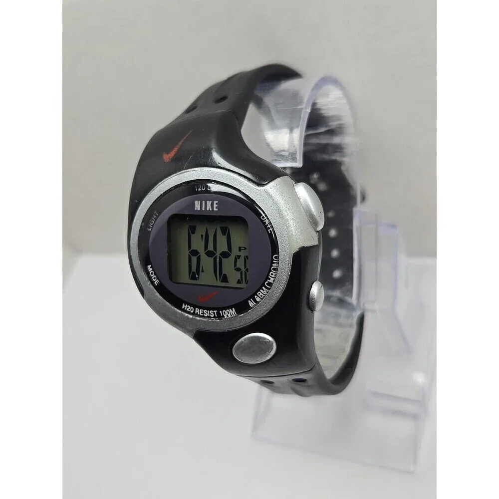 Vintage Rare Nike Triax 120 Lap Digital Running Watch 100M New Battery